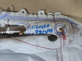 Подушка безопасности в сиденье Kia Stinger J5 2017- Перед. Прав.