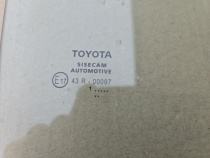 Стекло двери Toyota Corolla E210 MZEH12, NRE210, ZWE211 2018-2023 Задн. Прав.
