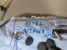 Подушка безопасности в сиденье Kia Stinger J5 2017- Перед. Лев.