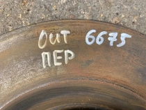 Диск тормозной Mitsubishi Outlander 3 GF 2012-2023 Перед. 